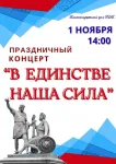 Праздничный концерт , посвященный Дню народного Единства!