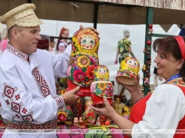 Вознесенцы на празднике "Купалье"(Беларусь)