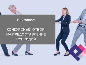 Конкурсный отбор на предоставление субсидий с 31.07.2024 г. по 09.08.2024 г.
