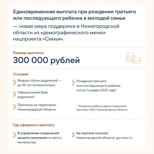 Реализация НП "Семья" в Нижегородской области