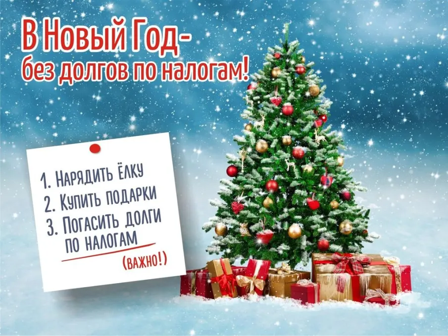 В Новый год без налоговых долгов!!!
